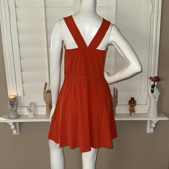Athleta Savannah Strap Mini Dress Poppy Orange - Picture 5 of 11